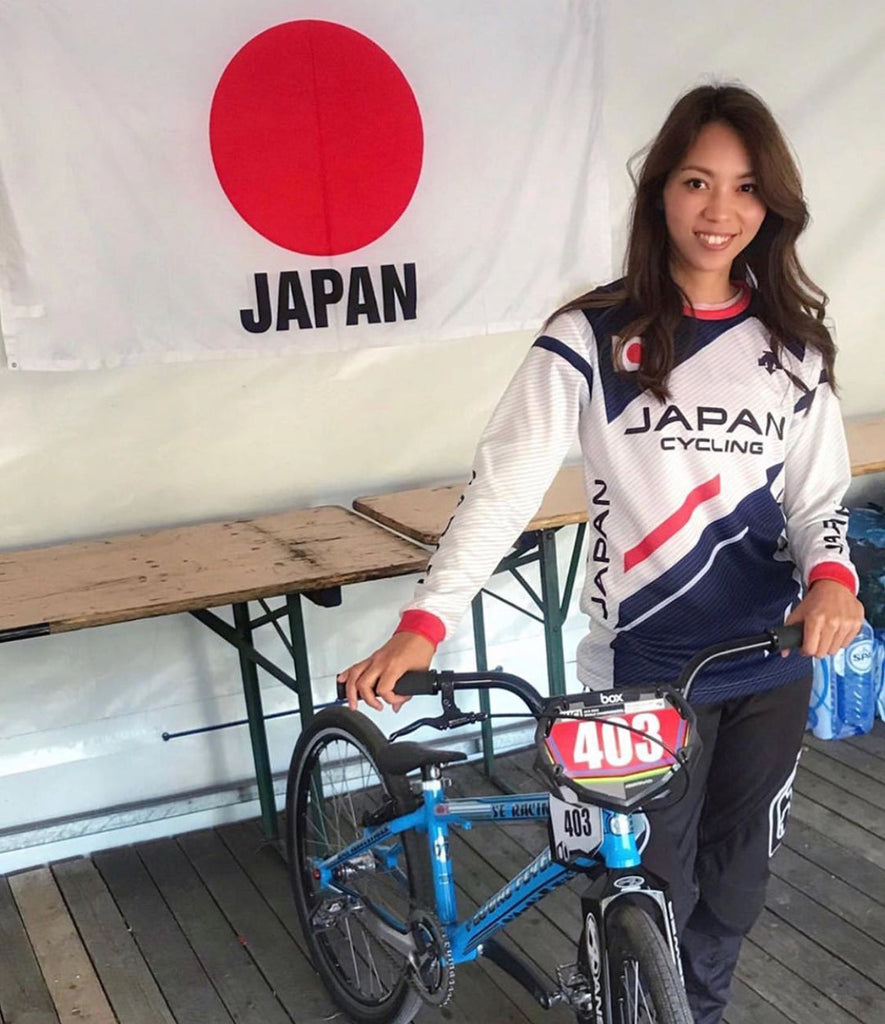 Miki Iibata at the UCI BMX Worlds